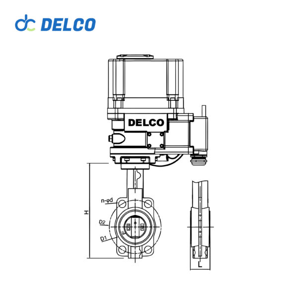 Multi-turn Explosion Proof Electric Butterfly Valves