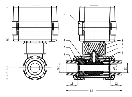 Electric Actuated Ball Valve