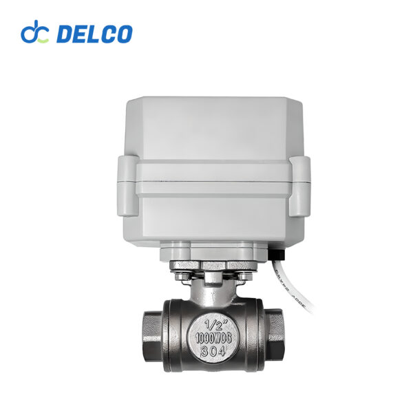 3 Way Stainless Steel Electric Ball Valve