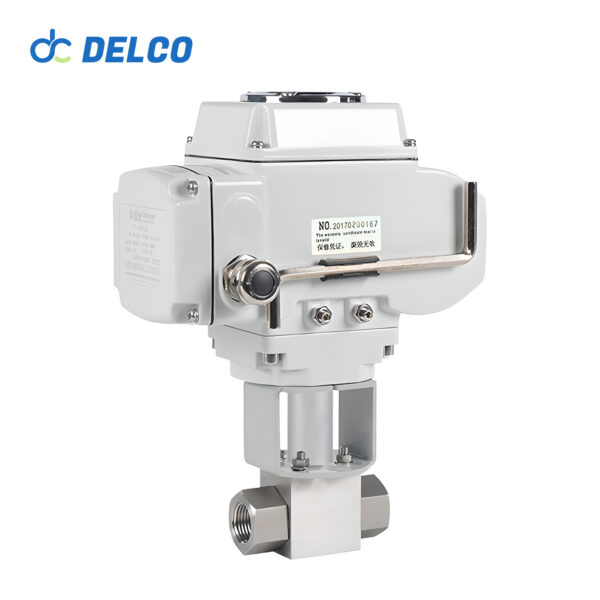 3 Way High Pressure Motorized Ball Valve