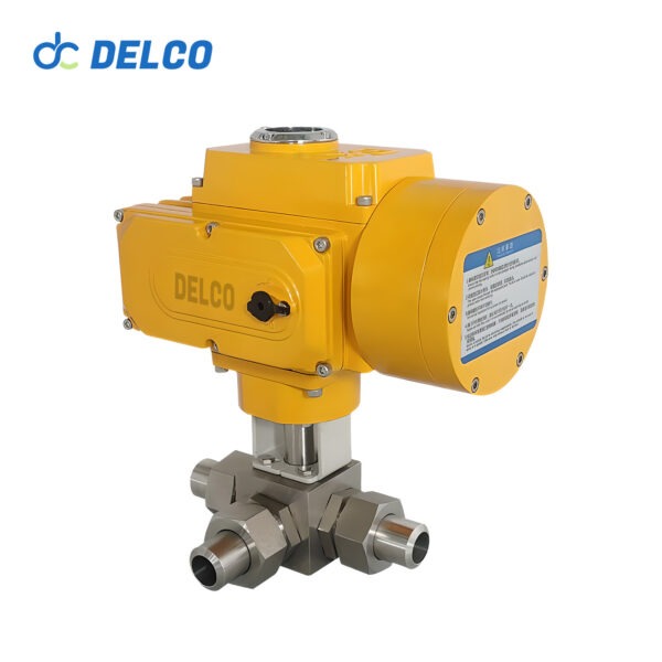 3 Way High Pressure Motorized Valve