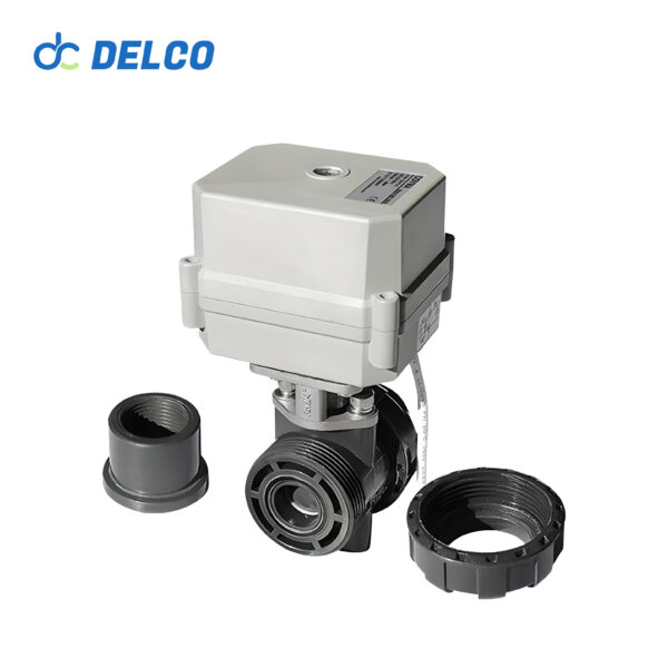 UPVC Electric Actuated Ball Valve