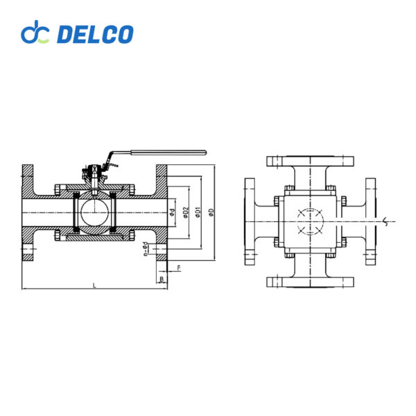 Pneumatic Flange Valves